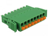 Delock 65974 Bloque De Terminales Fijado Para Pcb 8 Pin 3,81 Mm Paso Vertical