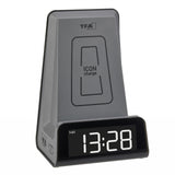 Reloj Despertador Digital Tfa Con Estación De Carga Por Inducción Iconcharge