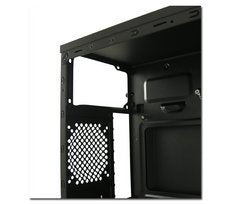 Caja Pc Lc-Power 7036b, Midi Tower, Pc, Metal, De Plástico, Negro, Atx,Micro Atx,Mini-Itx, 14,5 Cm