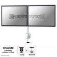 EAN 8717371445256 - Neomounts NM-D135DSILVER soporte para monitor 68,6 cm (27") Escritorio Plata imagen 1