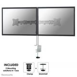 EAN 8717371445256 - Neomounts NM-D135DSILVER soporte para monitor 68,6 cm (27") Escritorio Plata imagen 1
