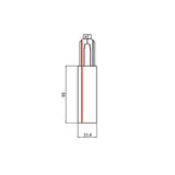 Brumberg 87167070 Endeinspeisung Onetrack Dali  Schaltbar, Weiss