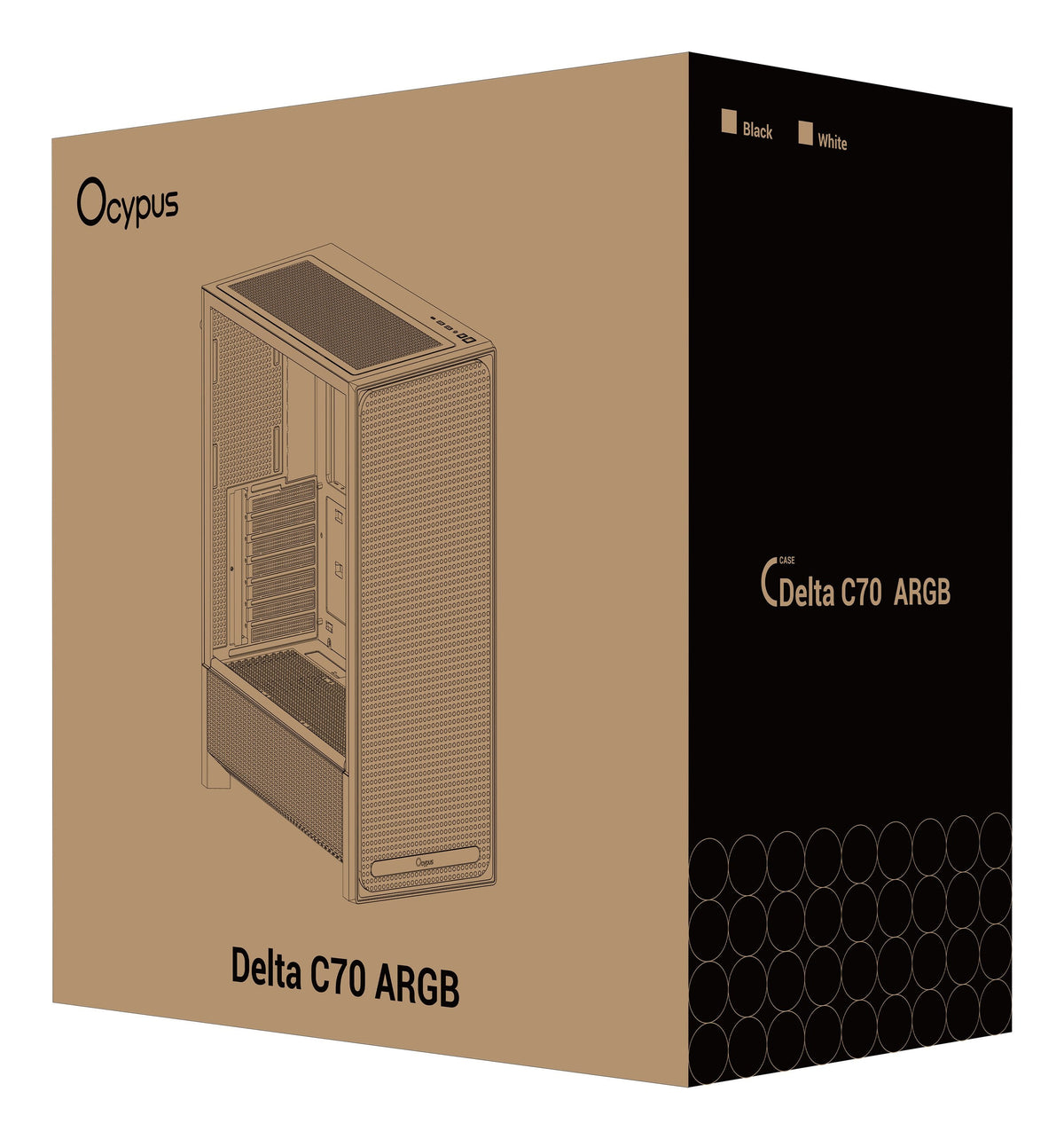 Ocypus Delta C70 Argb (Blanco, Panoramaglas) Delta-C70-Whg400xx-Gl