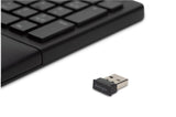 Teclado Alemán Kensington Pro Fit Ergo Rf Inalámbrico + Usb Qwertz Negro