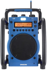 Sangean U-3 Azul Y Negro Radio Am Fm Portátil Sumergible Especial Para Exterior.