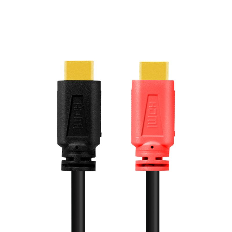 Hdmi Cable, A M To A M, 4k 60 Hz, Amplifier, Negro Rojo, 10 M