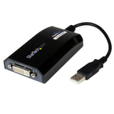 Startech.Com Adaptador De Vídeo Externo Usb A Dvi Tarjeta Gráfica Externa Cable Para Mac Y Pc 1920x1200 Hembra Dvi-I Macho Usb A Adaptador Usb/Dvi Usb (M) A Dvi-I (H) Usb 2.0 27 M Admite 1920x1200 (Wuxga) Negro Para P/N: Dviddmm10 D
