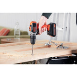 EAN 5035048695258 - Black & Decker BCD003C2K-QW taladro 1400 RPM Sin llave Negro, Rojo imagen 2