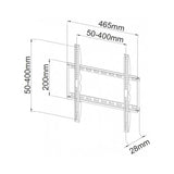 Techly Ica-Plb-162mw Soporte De Pared Para Pantalla Plana 139,7 Cm (55") Blanco