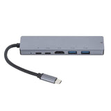 Estuff Es623012 Base Para Portátil Y Replicador De Puertos Usb 3.2 Gen 1 (3.1 Gen 1) Type-C Gris