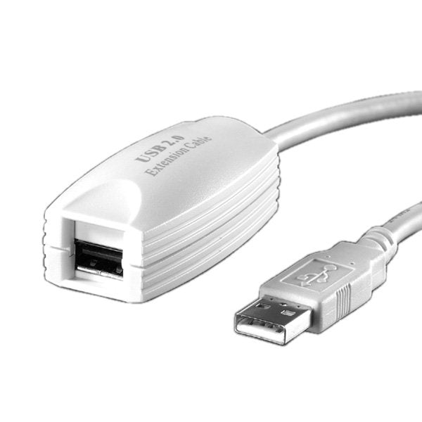 Usb 2.0 Extender, 1 Port,  White 5 M