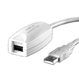 Usb 2.0 Extender, 1 Port,  White 5 M