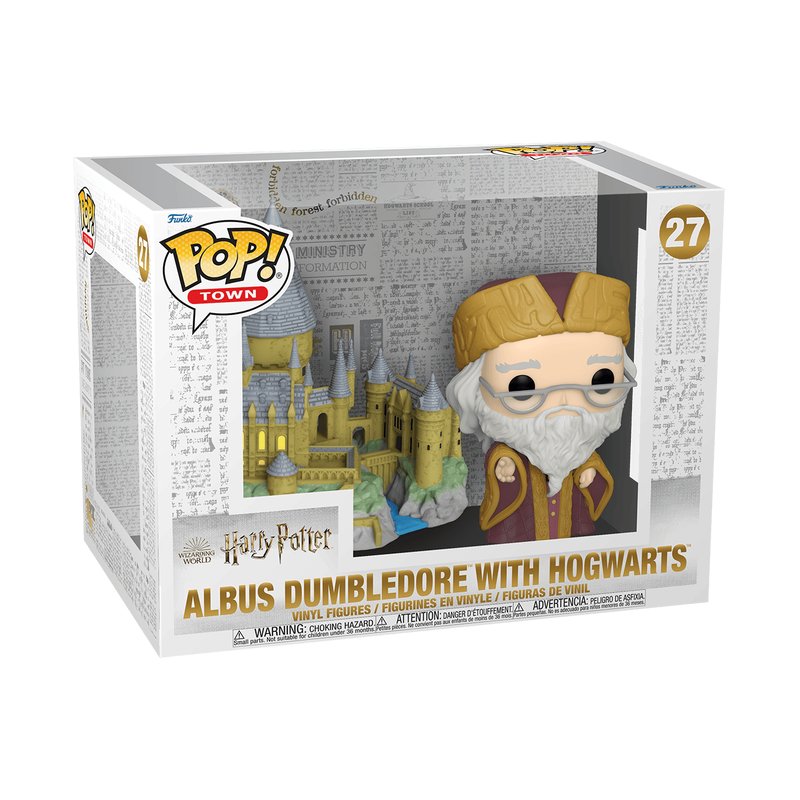 Figura Pop Harry Potter Anniversary Dumbledore With Hogwarts