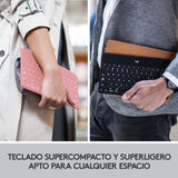 Teclado Compacto Inalámbrico Por Bluetooth Logitech Keys-To-Go Para Iphone Rosa