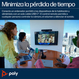EAN 0197497463224 - HP Poly Studio R30 USB Video Bar Gris 3840 x 2160 Pixeles imagen 6