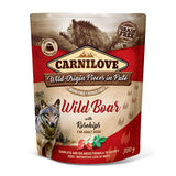 Carnilove Dog Pouch Wild Boar & Rosehips - Comida Húmeda Para Perros - 300g