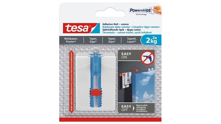 Tesa Klebenagel Leinwand Para Tapeten &Amp; Putz 2kg