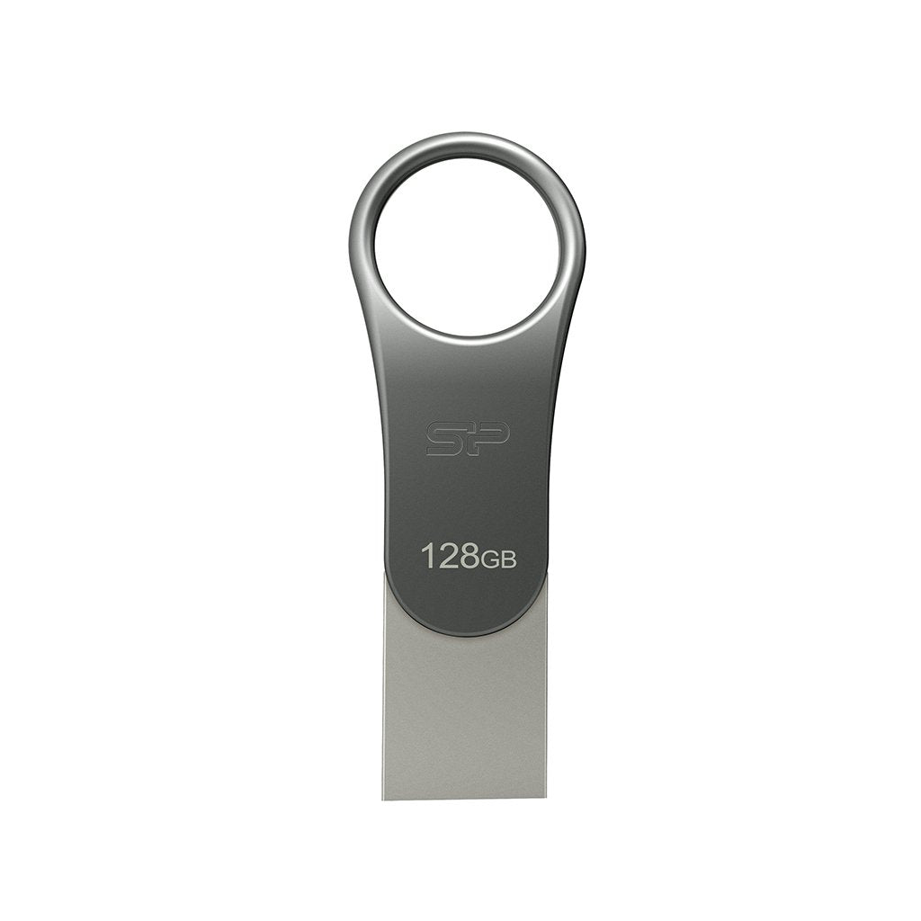 EAN 4712702655759 - Silicon Power Mobile C80 unidad flash USB 128 GB USB Type-A / USB Type-C 3.2 Gen 1 (3.1 Gen 1) Titanio imagen 1