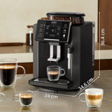 Krups Sensation Kaffeevollautomat Mit Milchschaumdüse Ea910810