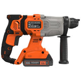 Martillo Combinado Inalámbrico  Black+Decker -Bcd900e2k, 18 Voltios, Martillo Perforador Bcd900e2k-Qw