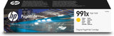EAN 0190780843635 - HP 991X High Yield Yellow Original PageWide Cartridge cartucho de tinta 1 pieza(s) Alto rendimiento (XL) imagen 1