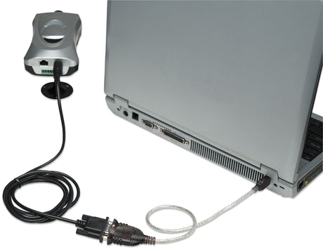 EAN 0766623151856 - Manhattan 151856 cable de serie Plata 0,45 m USB A Serial/COM/RS232/DB9 imagen 5