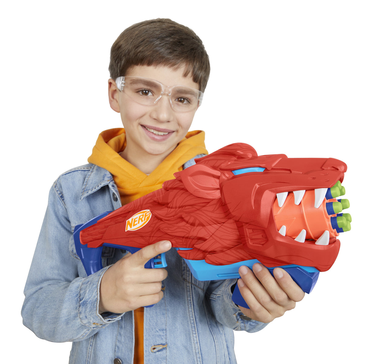 Hasbro Nerf Junior Wild Lionfury, Pistola Nerf F8646eu4