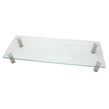 Roline Hhenverstellbarer Glas-Monitor-Stnder Rechteckig, Bis 20 Kg