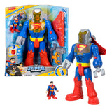 Figura De Juguete Fisher-Price Imaginext Dc Super Friends Superman Insider En Traje Exo   Jct47