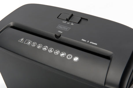 EAN 4016032459811 - Digitus DA-81606 triturador de papel Corte cruzado 74 dB 22 cm Negro imagen 6