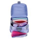 Herlitz Loop Plus Butterfly Paradise Juego De Mochila Escolar Chica Poliéster Lila, Rosa