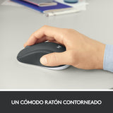 EAN 5099206077423 - Logitech 920-008680 teclado Ratón incluido Universal USB QWERTY Español Negro, Blanco imagen 4