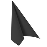 Papstar Royal Collection - Serviette - Tamaño 40 X 40 Cm - Einweg - Negro (Paquete De 50)