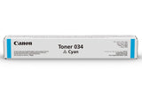 EAN 4549292017090 - Canon 034 cartucho de tóner 1 pieza(s) Original Cian imagen 2