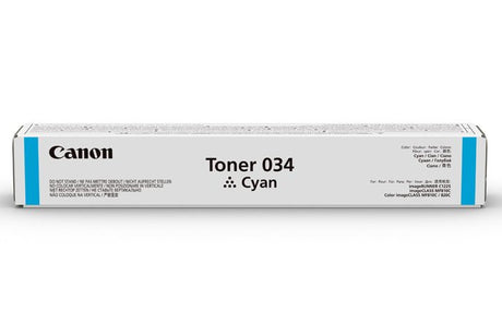 EAN 4549292017090 - Canon 034 cartucho de tóner 1 pieza(s) Original Cian imagen 2