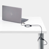 Slim Laptop Cable Lock 6.6ft - Noble Wedge Slot Compatible