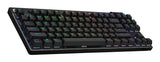 Teclado Alemán Logitech G Pro X Tkl Rf Wireless + Bluetooth Qwertz Negro