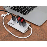 EAN 0766623163767 - Manhattan 163767 hub de interfaz USB 3.2 Gen 1 (3.1 Gen 1) Type-A 5000 Mbit/s Aluminio, Blanco imagen 5