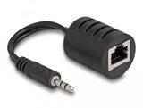 Delock Extensor De Audio Estéreo Rj45 Hembra A Conector Estéreo De 3,5 Mm Macho Cat.5 Hasta 50 M, Conjunto De 2 Piezas