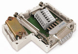 Wago 750-963 Canopen-Feldbusstecker Mitd-Sub-Conector Hembra 9-Polos Gris Claro