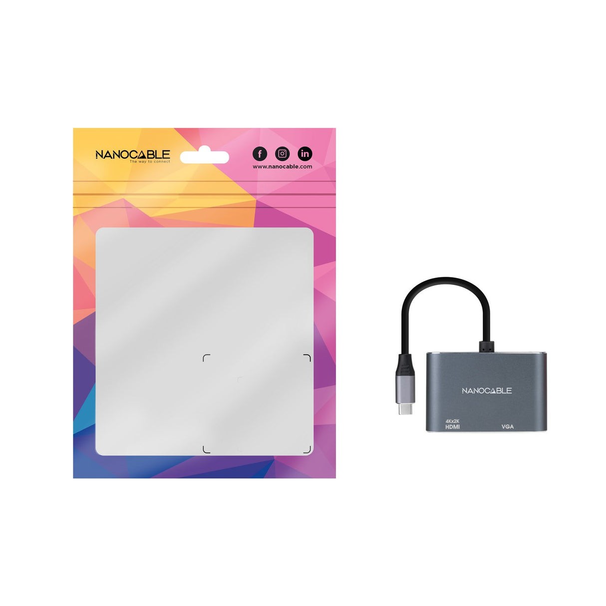EAN 8433281013278 - Nanocable 10.16.4303 Adaptador gráfico USB 3840 x 2160 Pixeles imagen 2