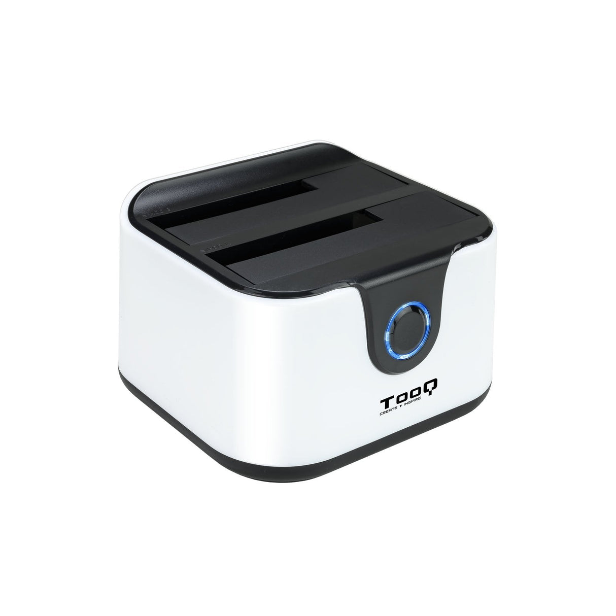 Tooq Docking Station Usb 3.0 - Hdd/Ssd 2.5", 3.5" Sata I,Ii,Iii - Boton De Clonacion - Copia De Seguridad - Color