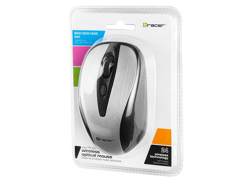 Raton Tracer Joy Ii Rf Nano Usb Silver Inalámbrico