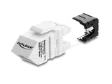Delock Keystone Modulorj45 Hembra A Lsa Cat.6a 45° Angulare Hembra Ungeschirm