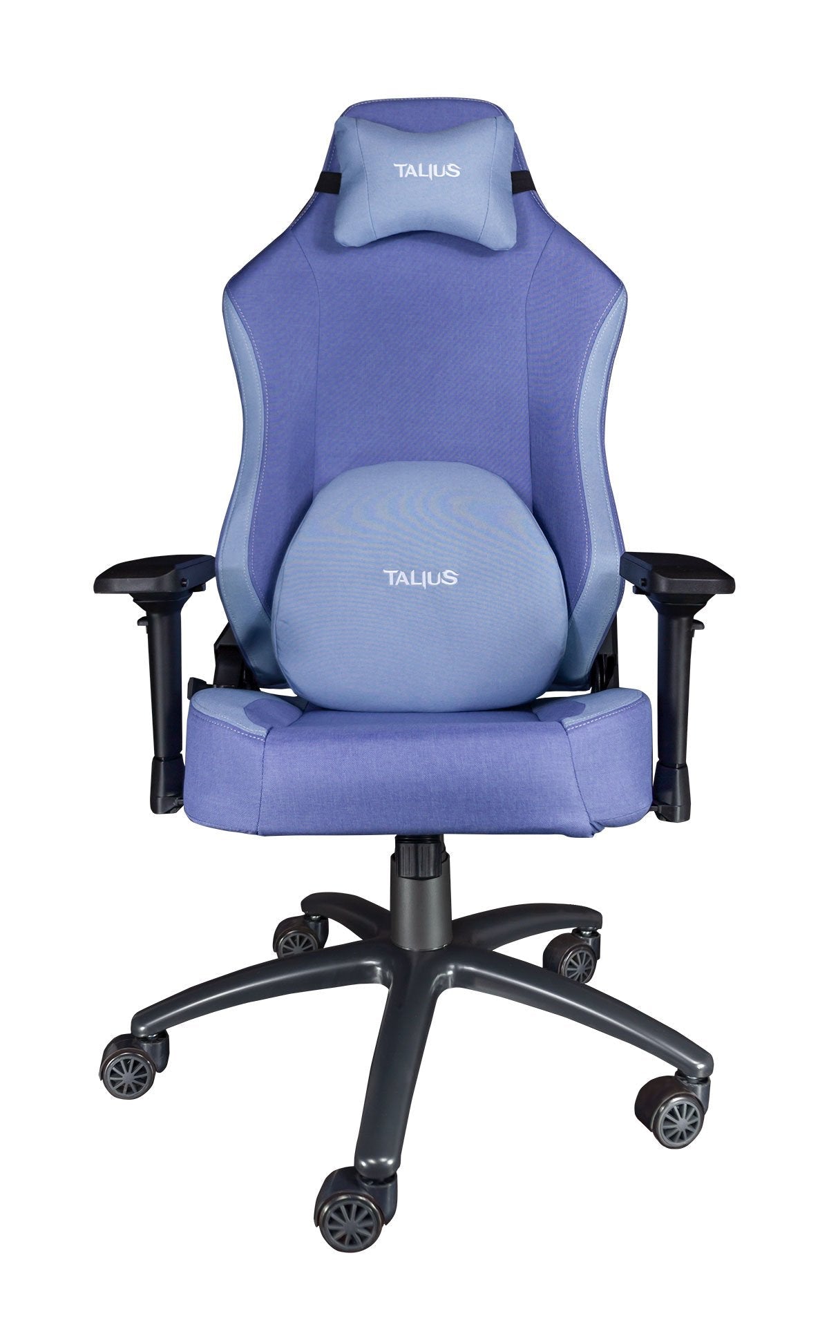 Talius Silla Panther Gaming Negra/Azul, 3d, Butterfly, Base Metal, Ruedas 60mm, Gas Clase 4