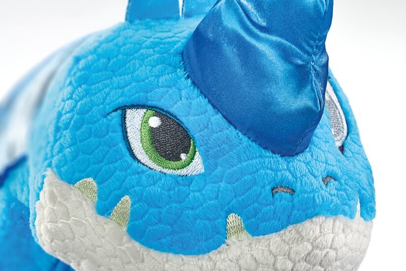 Schmidt Spiele Dragons Plowhorn, Peluche, Multicolor, Tamaño: 34 Cm 42782