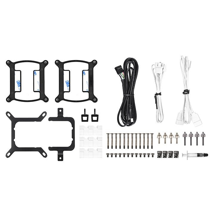 Thermaltake Th420 V2 Ultra Argb Sync All-In-One Liquid Cooler Snow Edition, Blanco