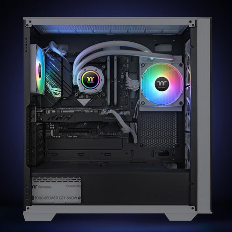 EAN 4713227539227 - Thermaltake TH120 V2 ARGB Procesador Kit de refrigeración líquida 12 cm Blanco 1 pieza(s) imagen 6