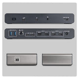 EAN 65030921879 - StarTech.com 206UE-TB5USB4DOCK base para portátil y replicador de puertos Alámbrico Thunderbolt 5 Negro, Gr imagen 2