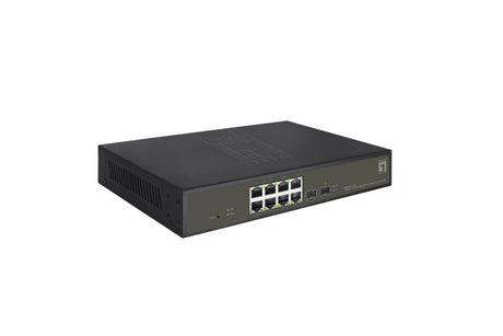 EAN 4015867229217 - LevelOne GES-2110P switch Gestionado L2 Gigabit Ethernet (10/100/1000) Energía sobre Ethernet (PoE) Negro imagen 4